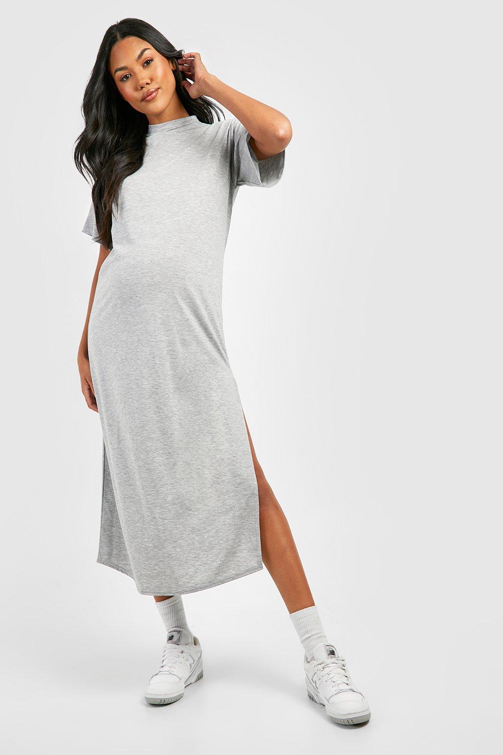 Maternity t 2025 shirt maxi dress